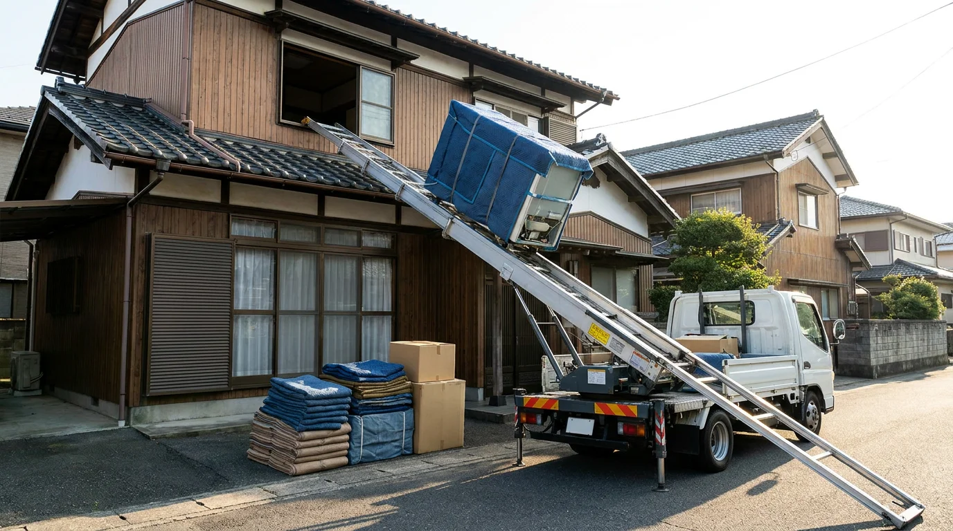 大型家具・家電の特殊搬入