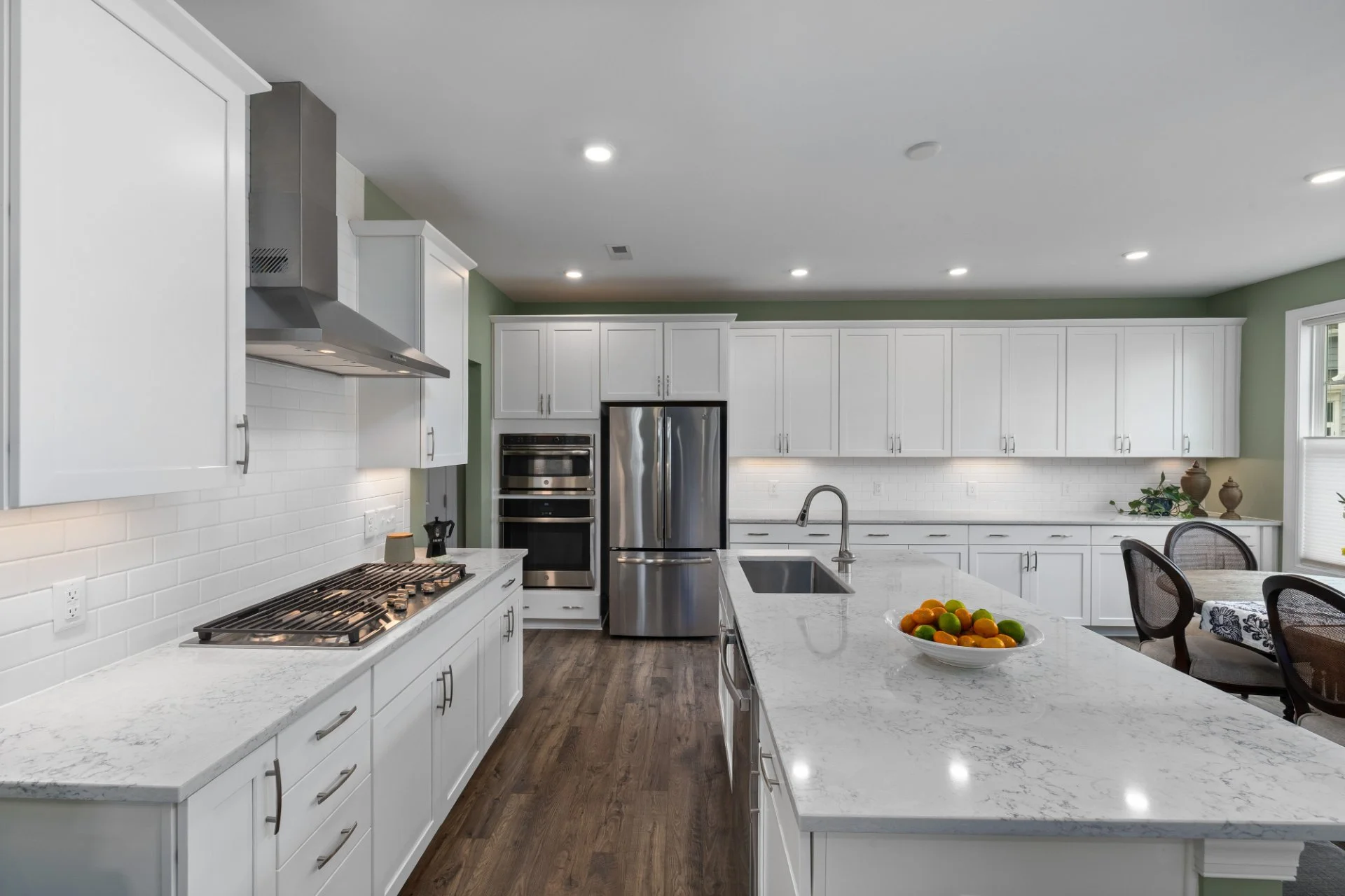 A home with new residential equipment installed after renovation